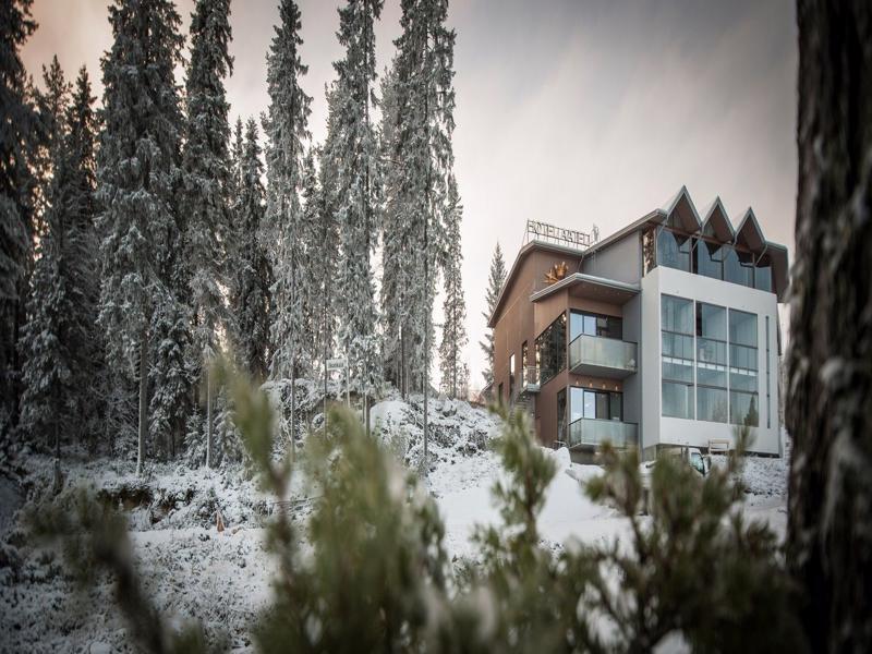 Hotel Aateli Vuokatti Exterior foto