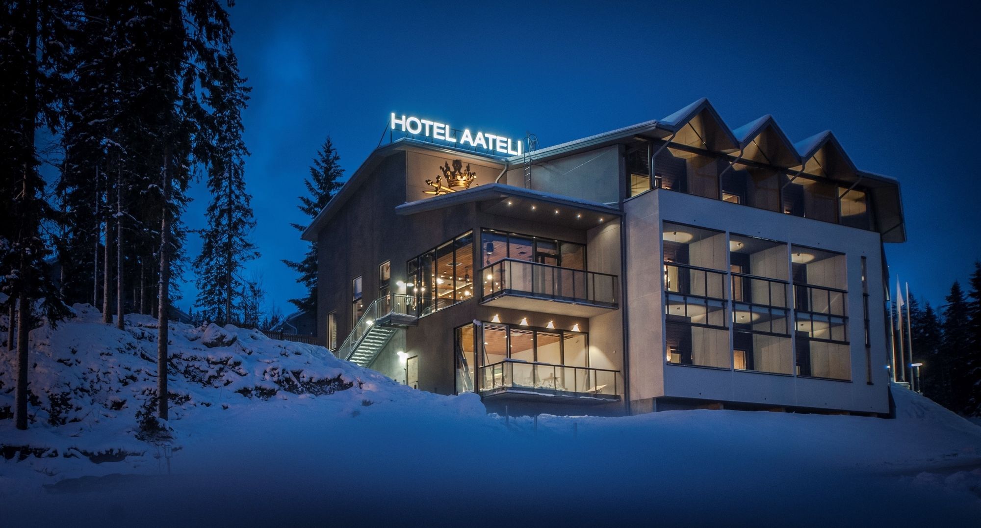 Hotel Aateli Vuokatti Exterior foto